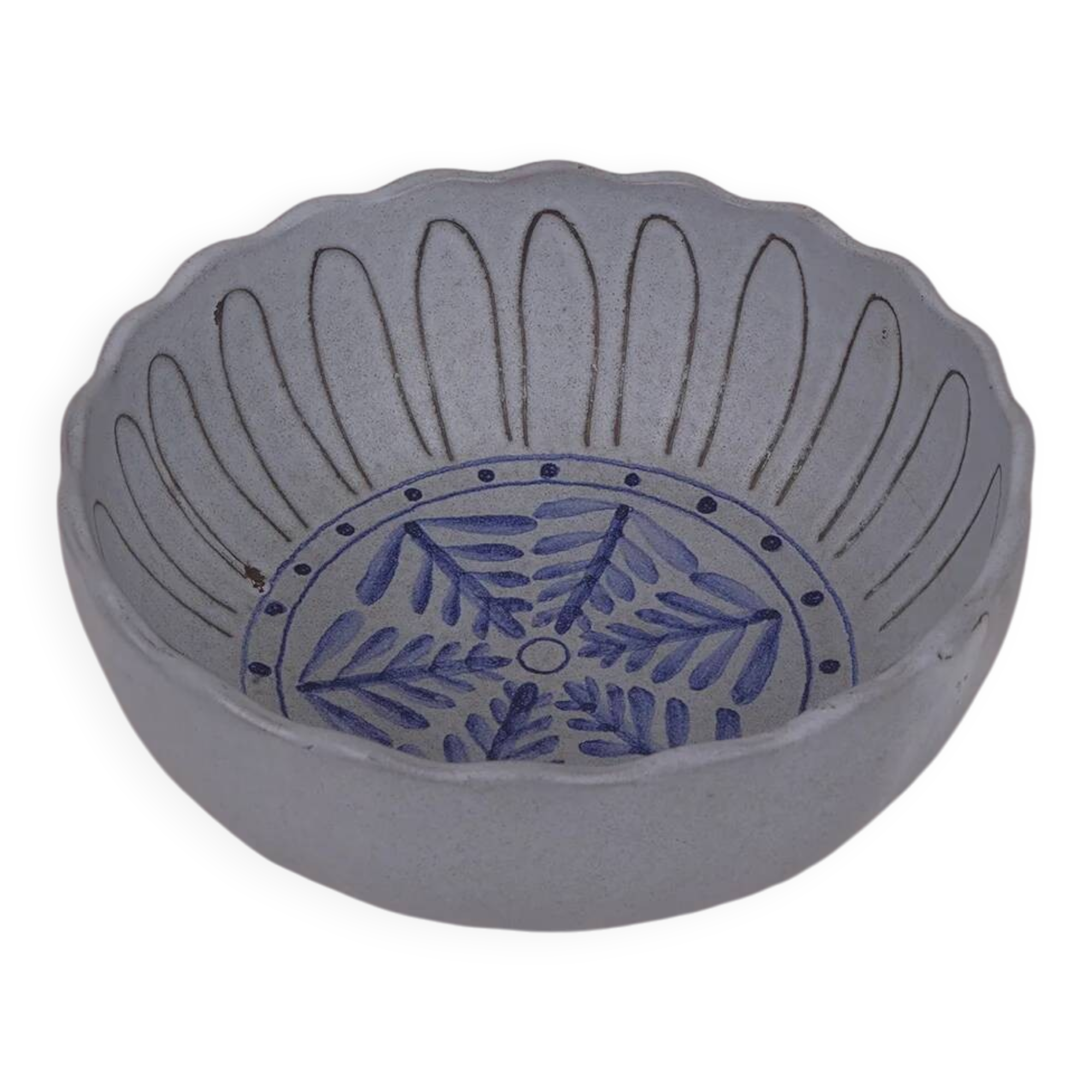 Stoneware salad bowl