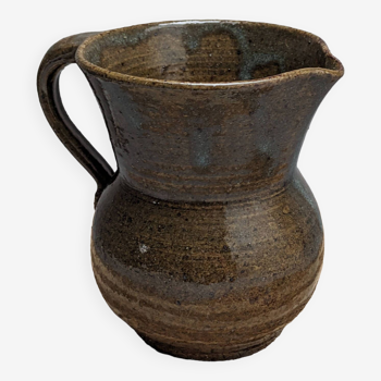Vase pichet grès pyrité