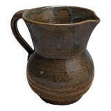 Pyrite stoneware pitcher vase