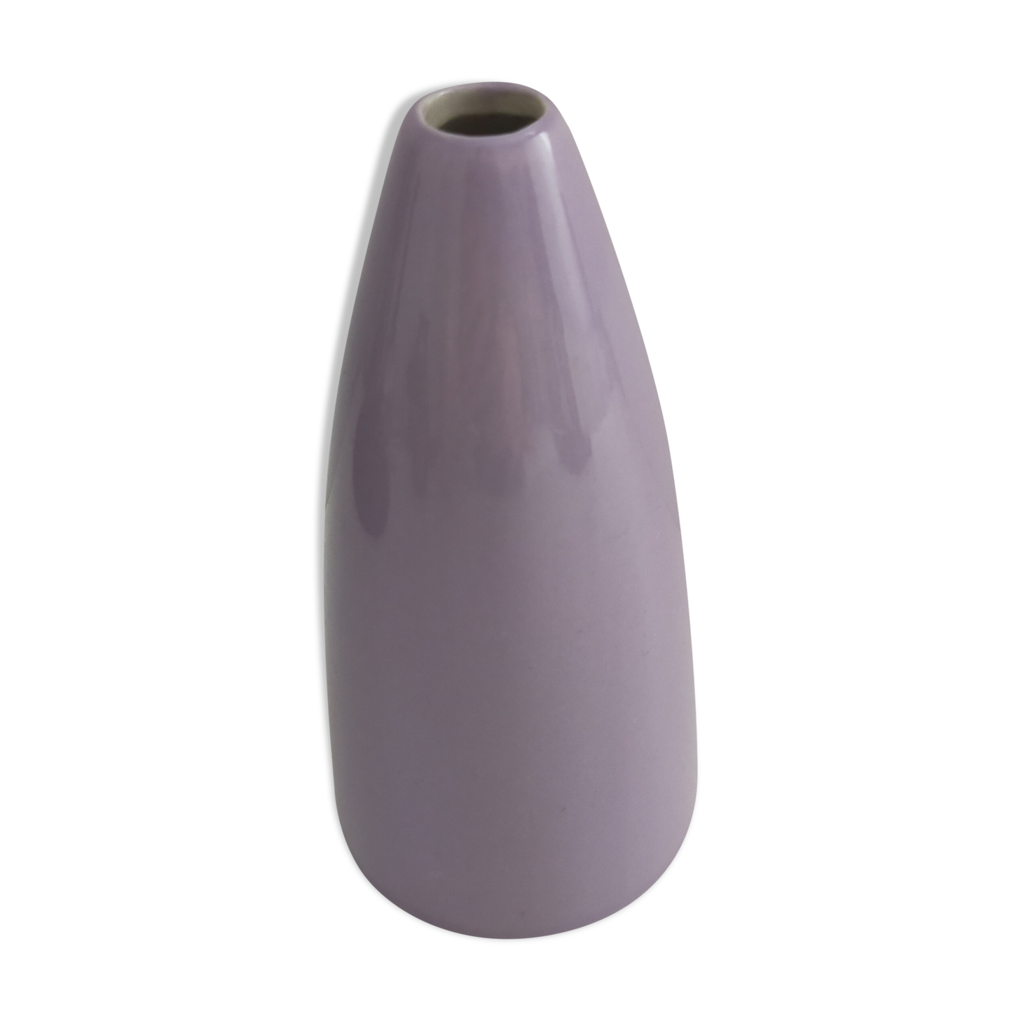small purple vase