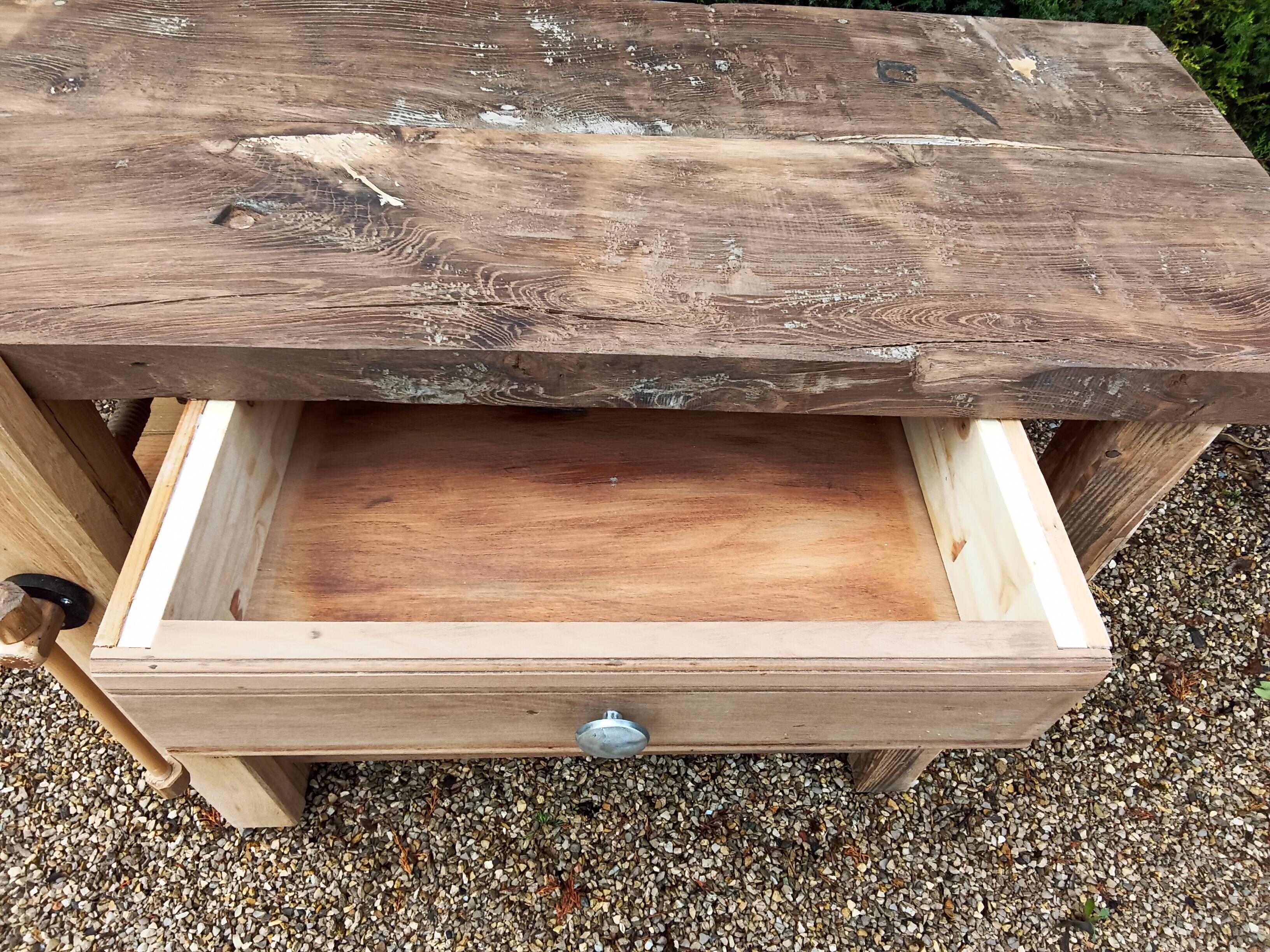 Solid wood table