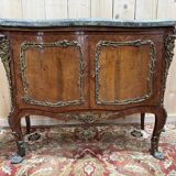 Marquetry buffet in Louis XV / Transition style