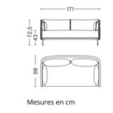 Canapé Silhouette Hay by Gamfratesi