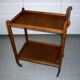 Wooden trolley on wheels 1960