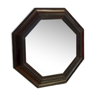 Octagonal mirror in seventeenth century Flemish style