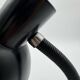 Black cocotte lamp Veb Narva 1970s