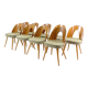 9 vintage designer dining chairs by Antonín Šuman for Tatra