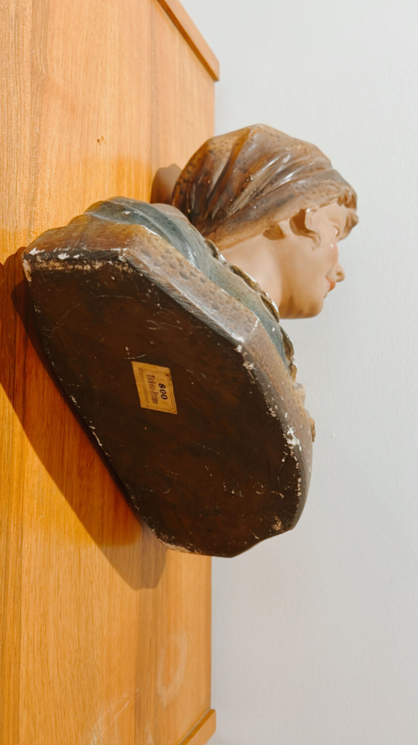 Vintage plaster bust