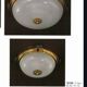 Plafonnier verre Holophane Maison Petitot