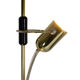 Francesco Fois by Goffredo Reggiani, brass floor lamp from 1974