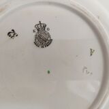 Plate Lunéville hand painted flowers