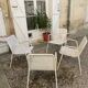 4 fauteuils de jardin style Matégot