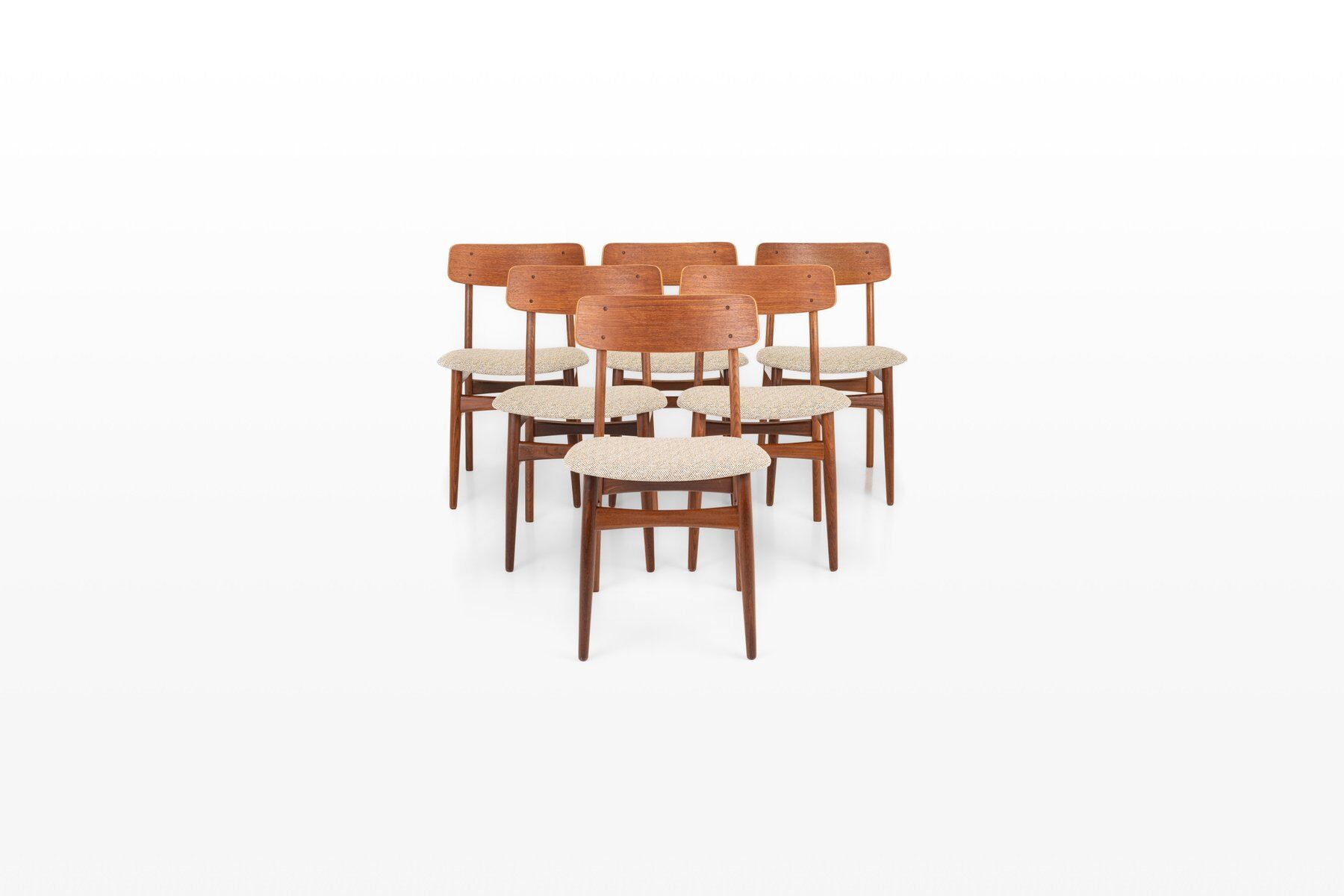Dining chairs from Farstrup Møbler, 1960s, set of 6