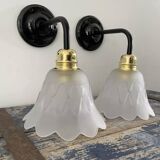 Set of two Art Deco wall lights