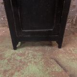 Vintage parisian black patinated buffet