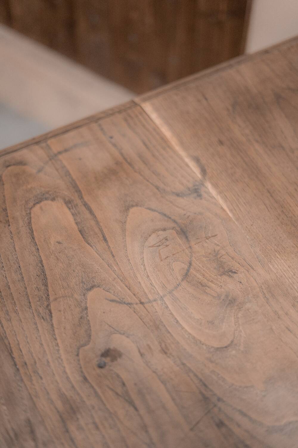 Renovated antique table