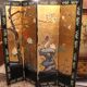 4-leaf screen lace-up decoration Far East Japan type Coromandel