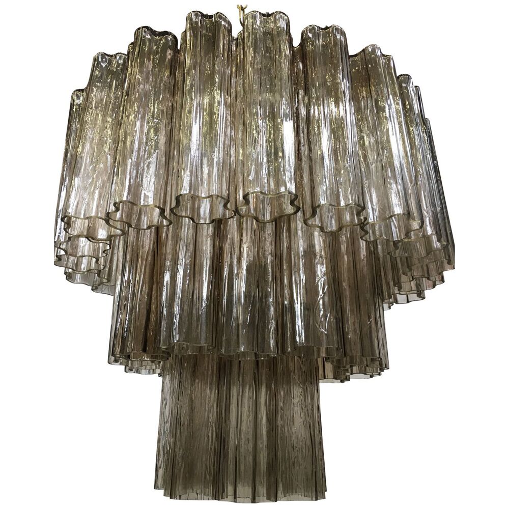 Fume’ “tronchi” murano glass chandelier d60-3l
