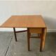 Mid-Century 1960s retro vintage large drop leaf table