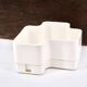 Vastill planter in white plastic by Michael McCann