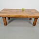 Mid-Century Brutalist Coffee Table in Oak, Spain, 1960s
