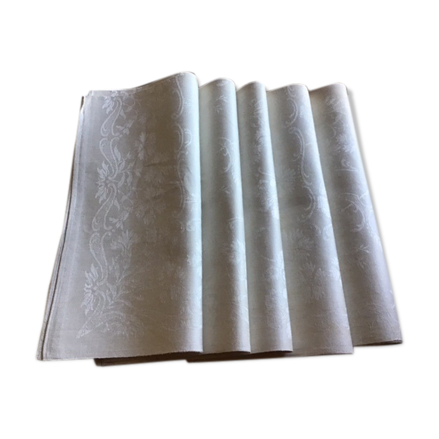 5 cotton damask towels