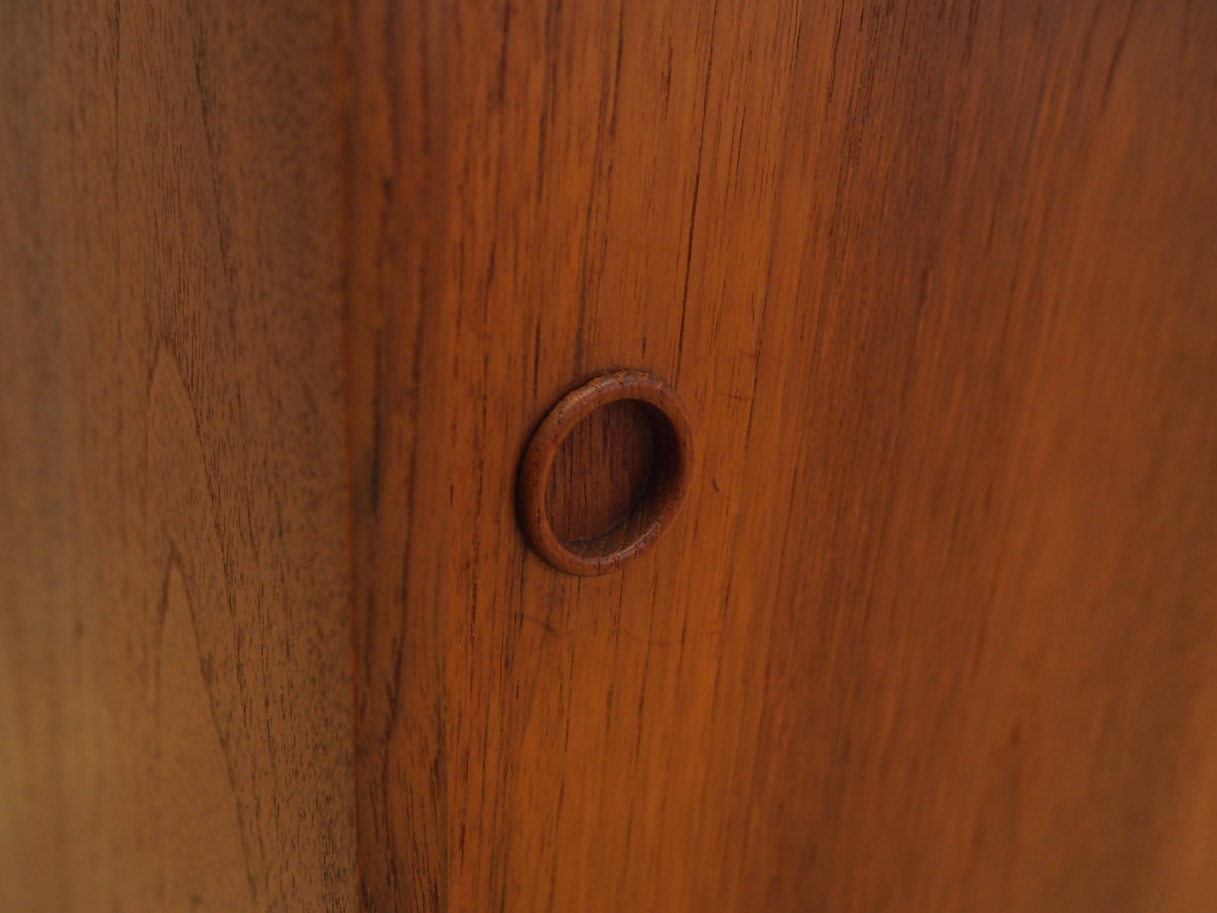 Teak cabinet, Danish design, 1970s, production: Denmark