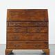 Large antique English oak secretaire from the 18th century