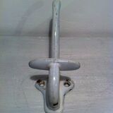 White enamelled cast iron rack