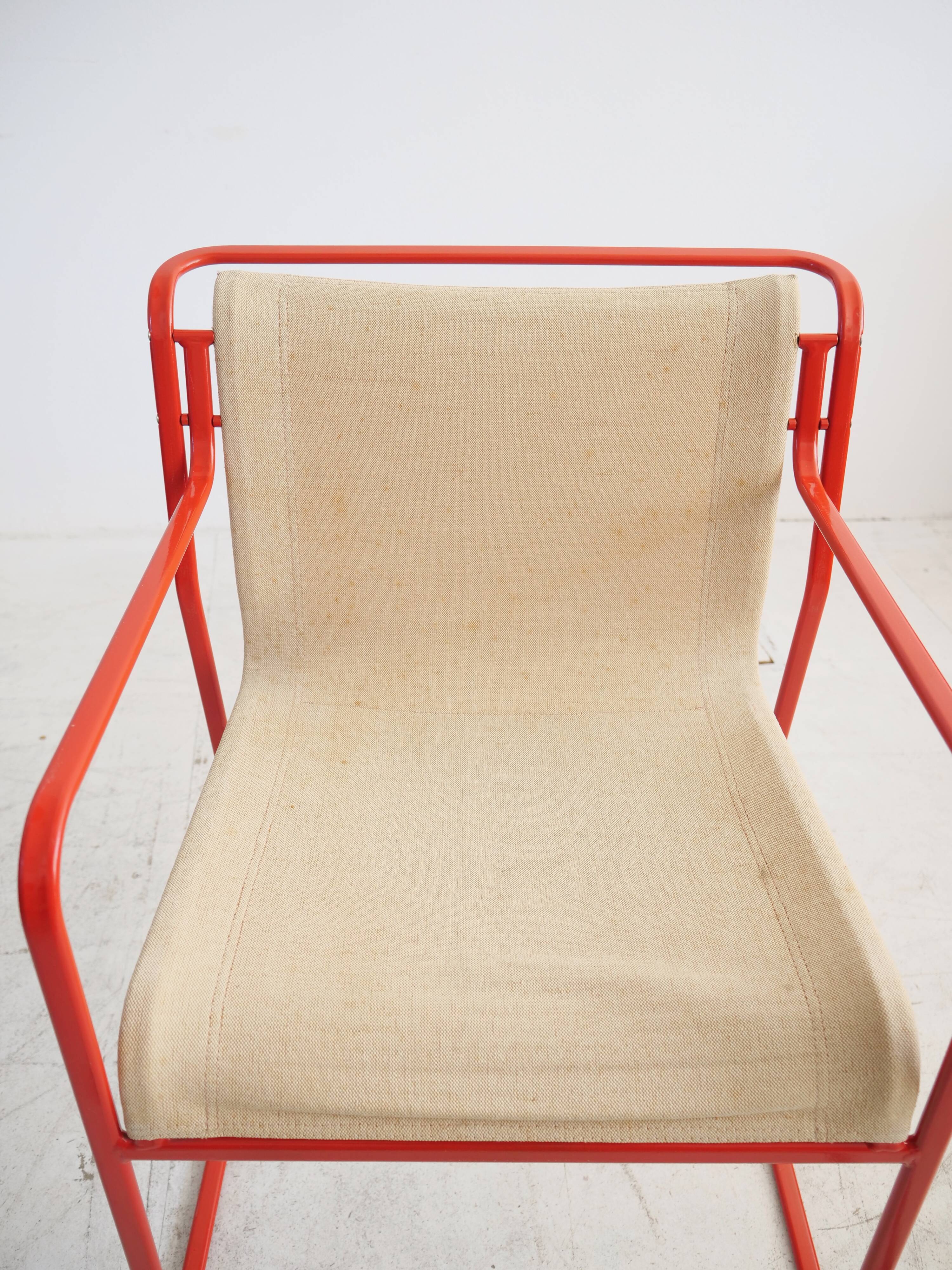 4 stackable chairs Gastone Rinaldi Thema Italy