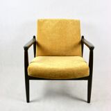 Fauteuil jaune GFM-64 attribué à Edmund Homa, 1970