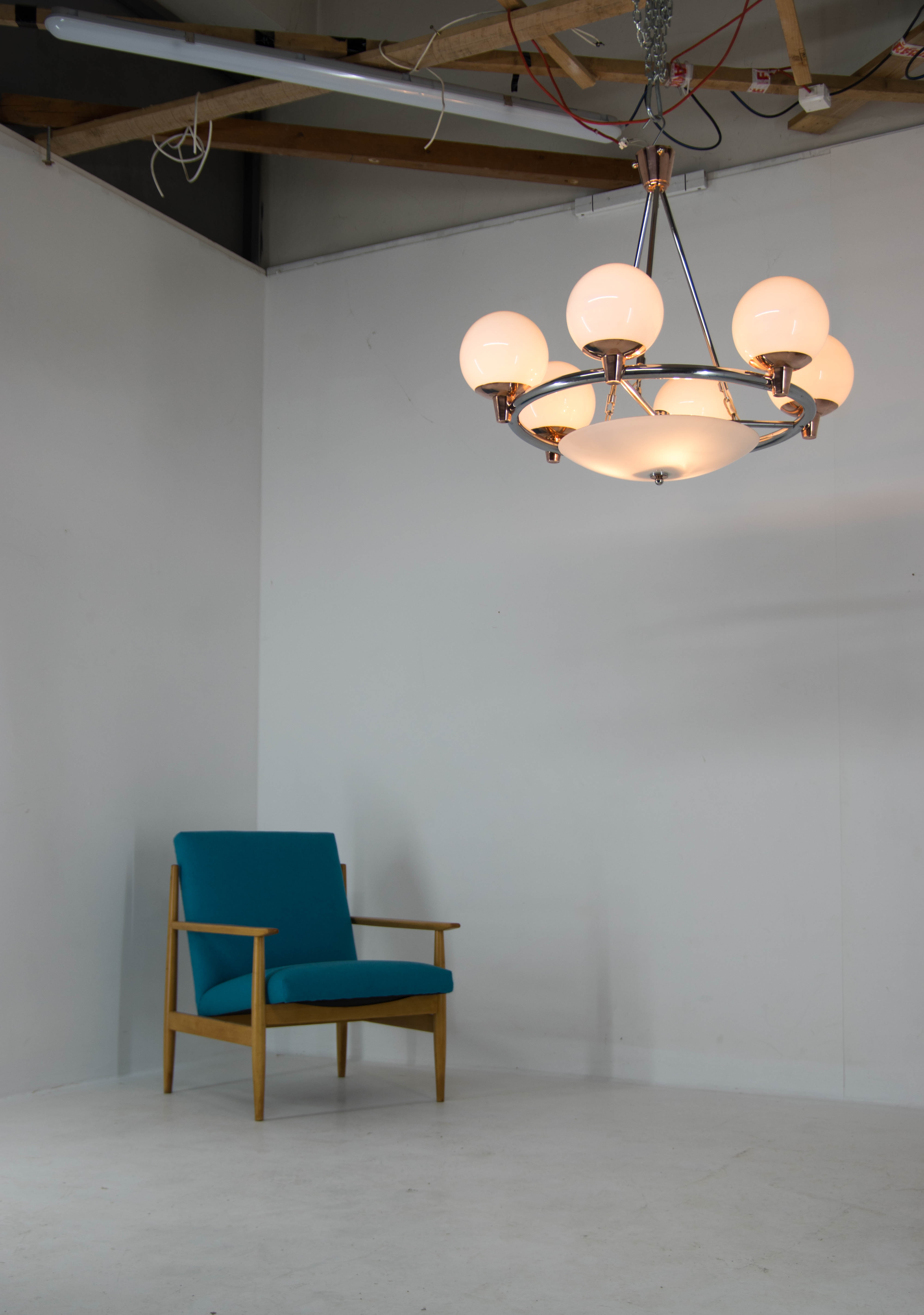 Art deco chandelier, 1930s