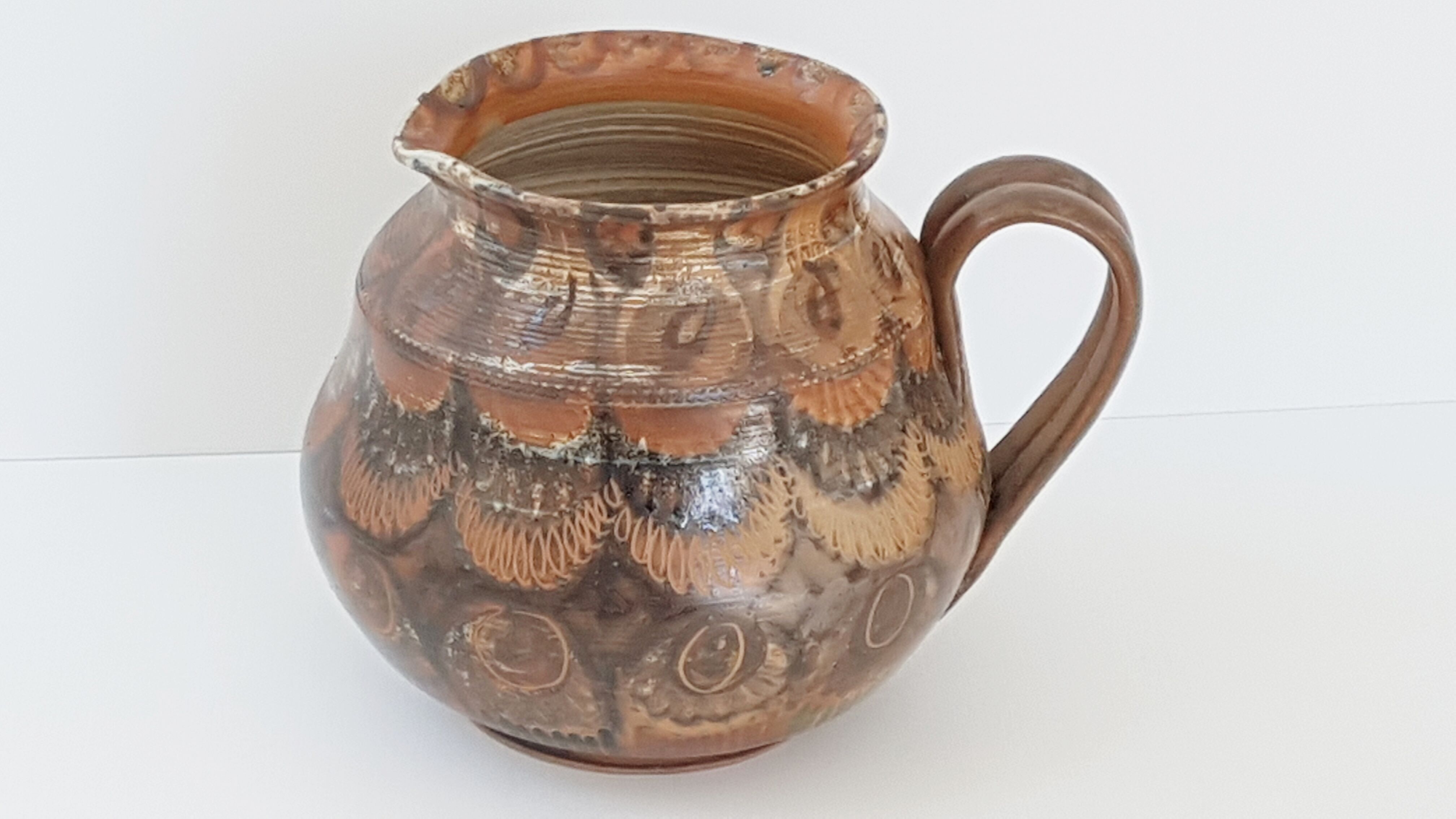 Jug in glazed stoneware of Jean-Claude Courjault 1970