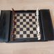 Chess game of the years with black lacquer and ivory board