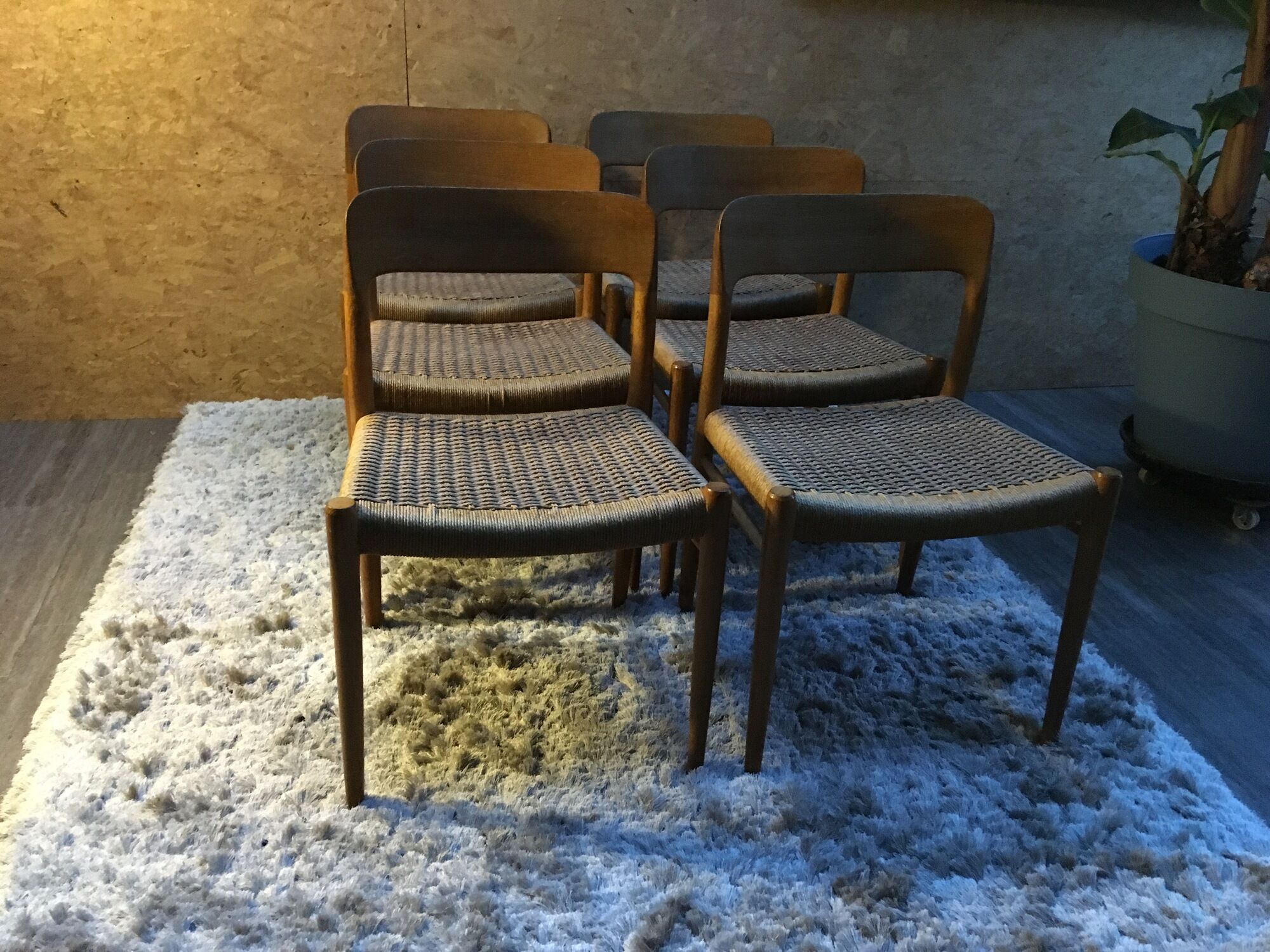 set of six Danish Chair of Niels O MÖLLER