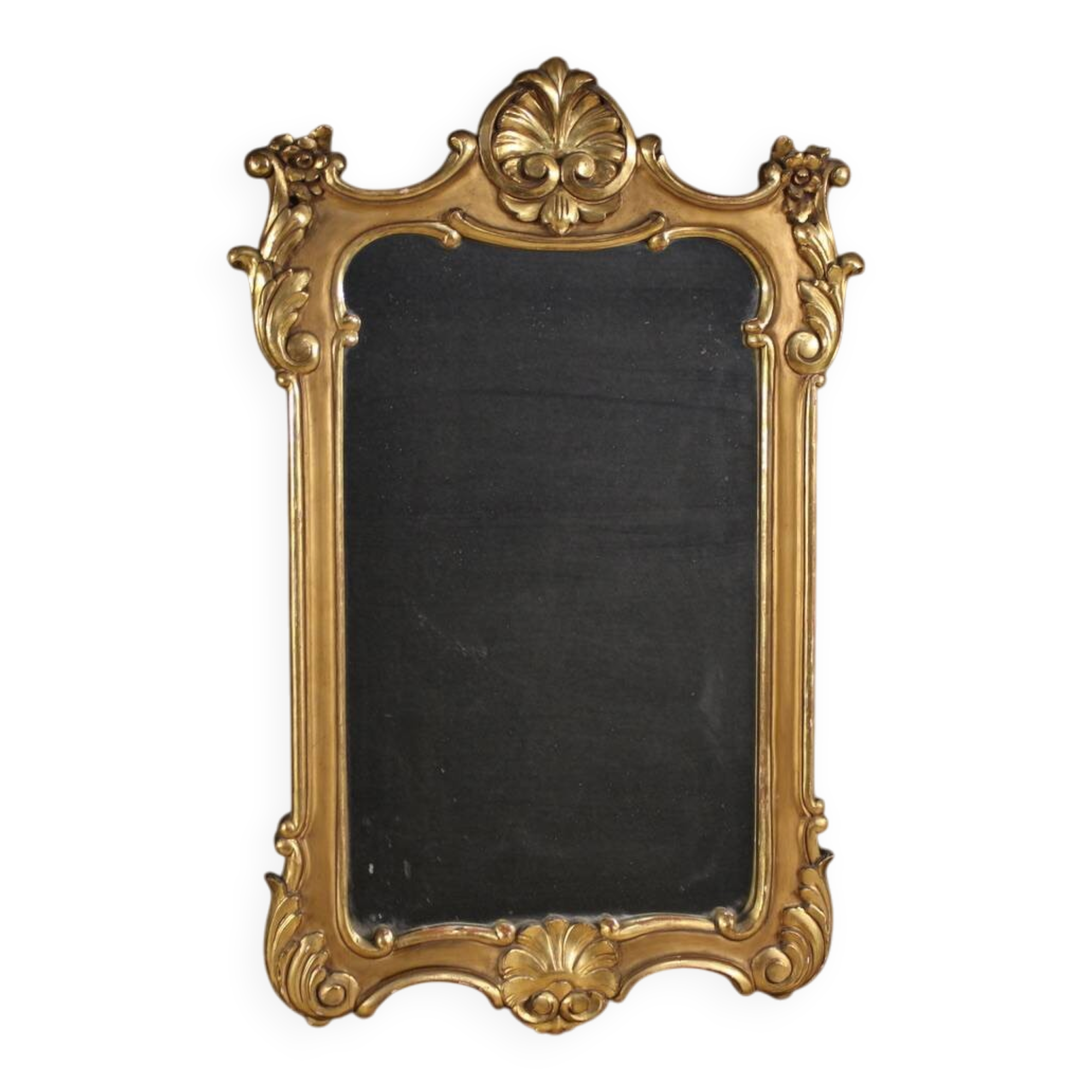 20th century painted and gilded Italian mirror
