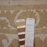 Vintage Turkish hand-knotted rug 141x146 cm