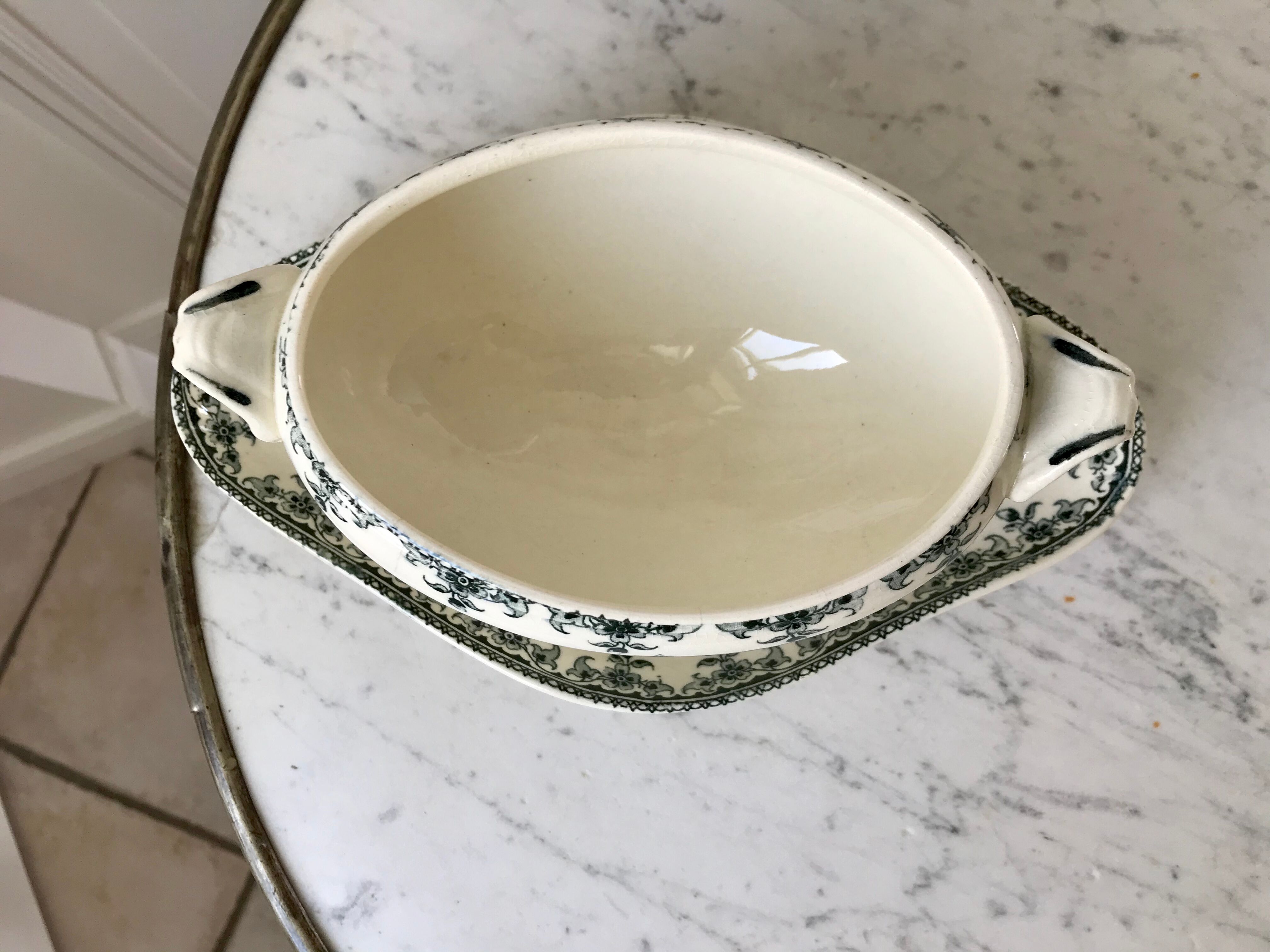 Saucière HBMC model "Gagny" late nineteenth