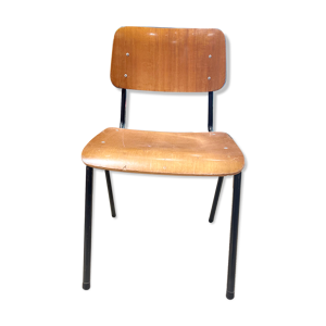 Chaise d’école vintage