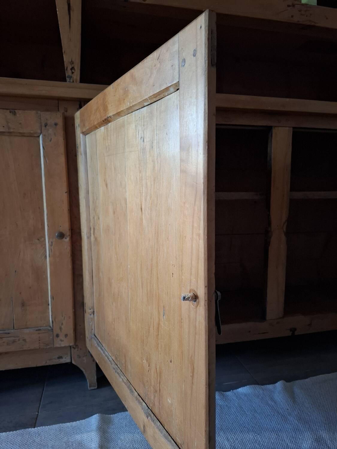 Large solid wood sideboard