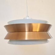 Midcentury Pendant in style of Jo Hammerborg, Denmark, 1970s