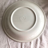 Un plat a tarte et 6 assiettes à dessert en gré Vintage made in Italie