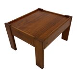 Vintage set of 3 side tables nesting pine wood 60s