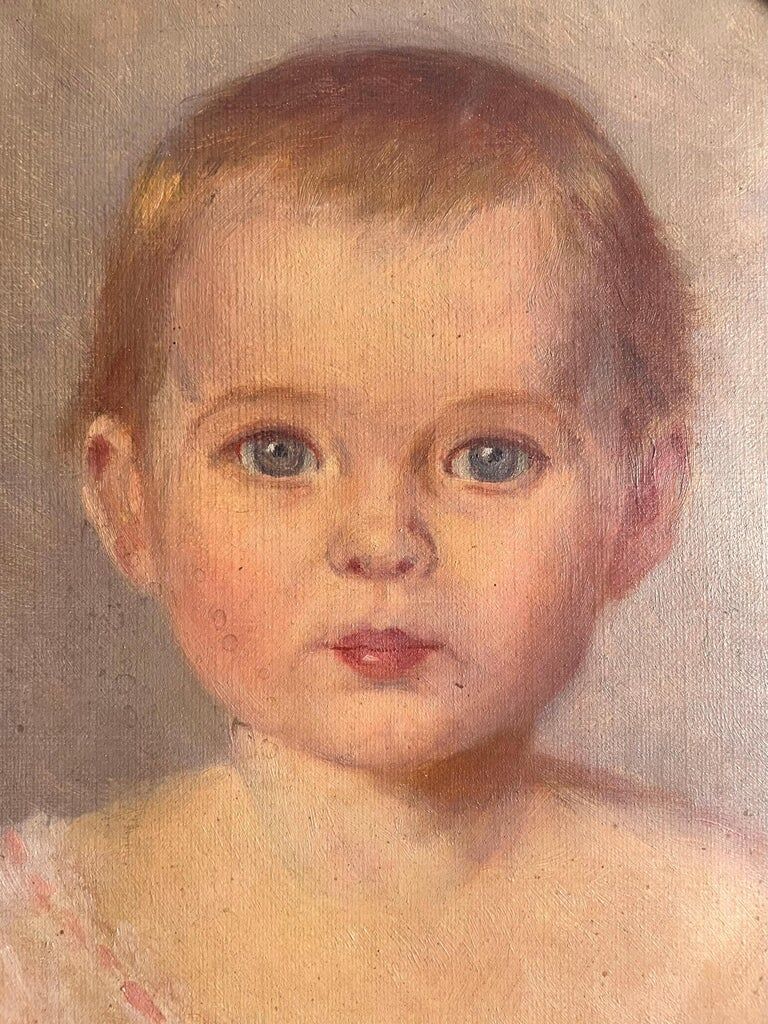 Portrait of a XIXth century baby/toddler