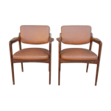 Pair of Scandinavian armchairs
