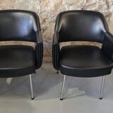 Set of 2 Deauville armchairs designed by Marc and Pierre Simon for AIRBORNE