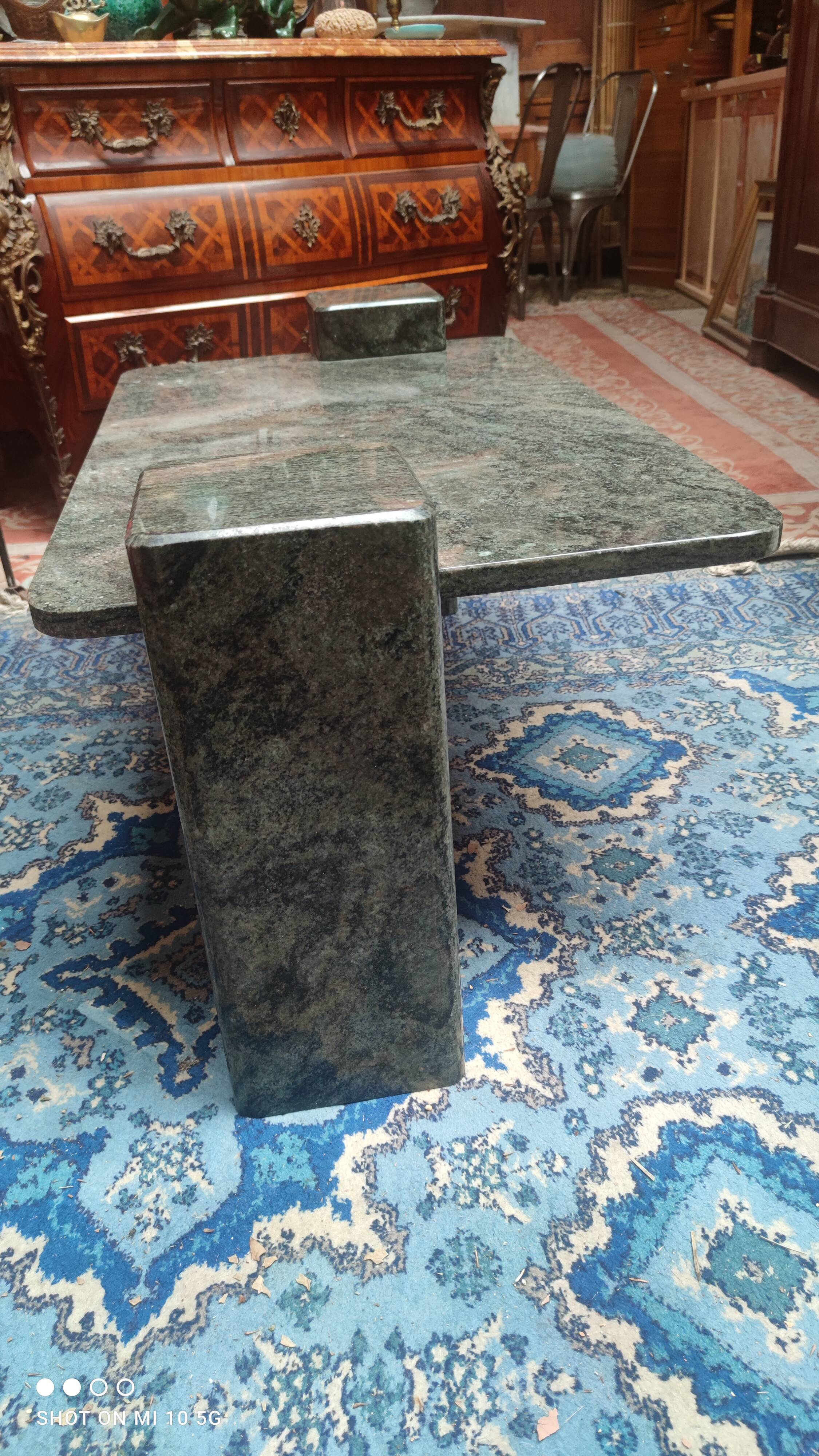 Minimalist granite coffee table circa 1970