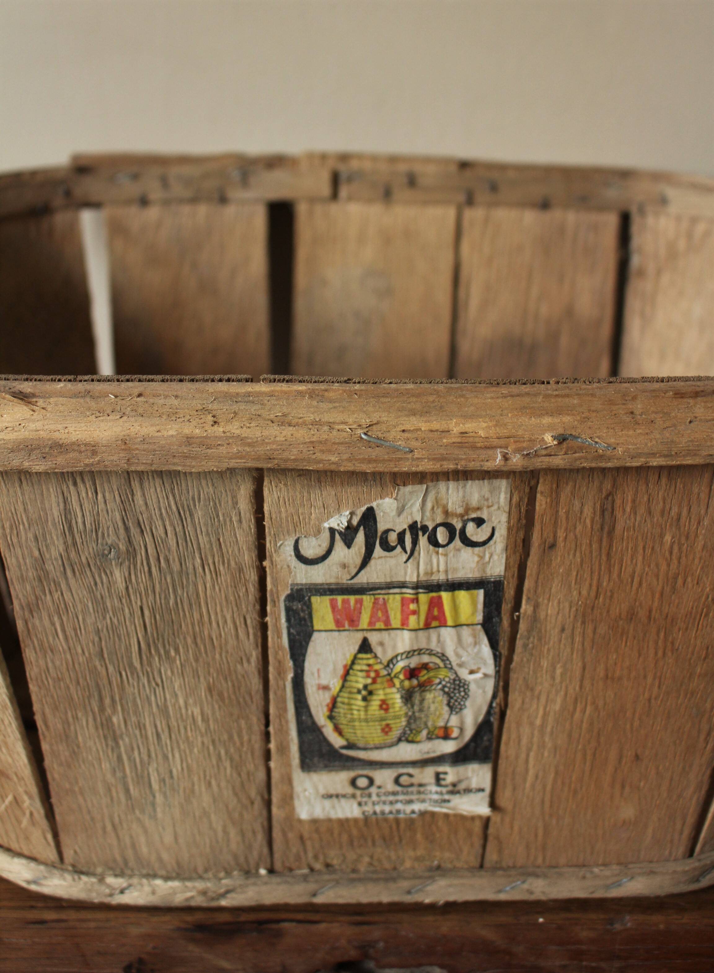 Wood storage box Crate Morocco Casablanca