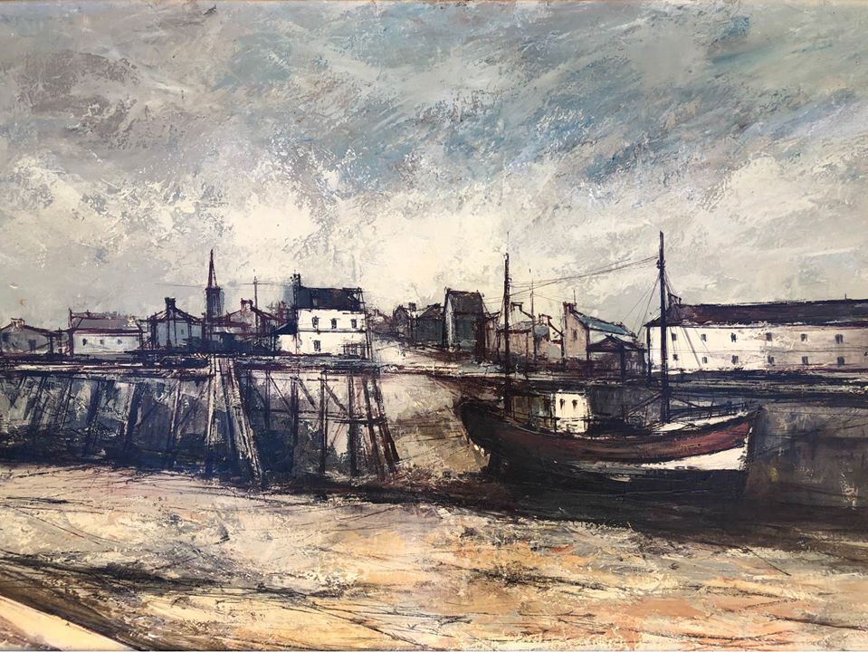 Tableau Normandie signé Franc