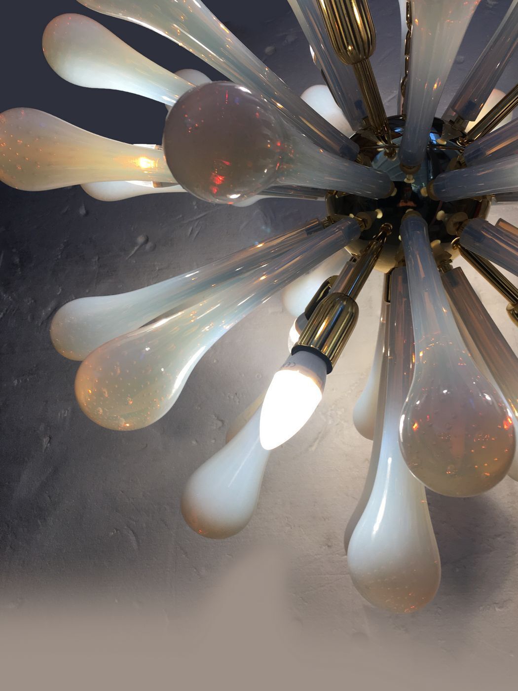 Drops Murano glass chandelier